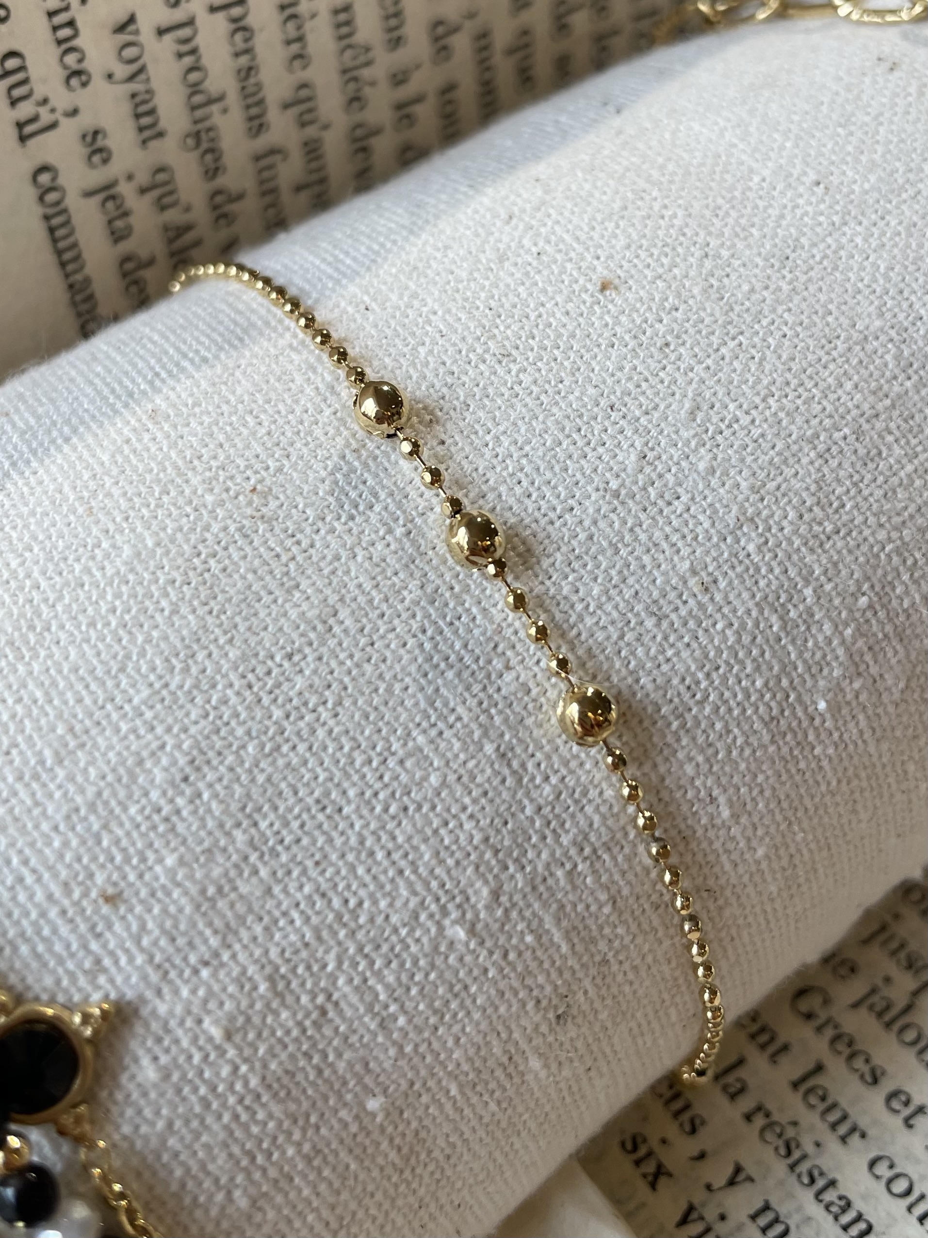 Bague 3 strass violet