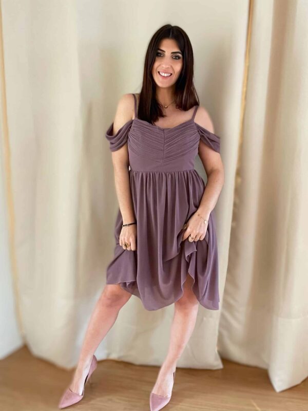 Robe ceremonie josepha prune